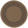 Couristan Recife Garden Lattice 7'6" X 7'6" Round Indoor/Outdoor  Transitional Rug