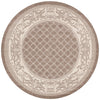 Couristan Recife Garden Lattice 8'6" X 8'6" Round Indoor/Outdoor  Transitional Rug