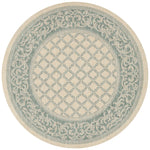 Couristan Recife Garden Lattice 7'6" X 7'6" Round Indoor/Outdoor  Transitional Rug