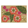 Jellybean Coral Flowers Indoor & Outdoor Rug