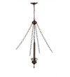 Meyda Lighting 10382 Mahogany Bronze 4 LT Inverted Pendant Hardware