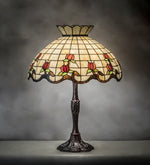 Meyda Lighting 104175 26" High Roseborder Table Lamp