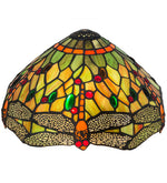 Meyda Lighting 10504 12" Wide Tiffany Hanginghead Dragonfly Lamp Shade