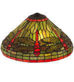 Meyda Lighting 10506 16" Wide Tiffany Dragonfly Lamp Shade