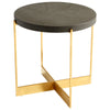 Cyan Design 10508 Stainless Steel/Concrete Duomo Side Table