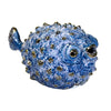 Sagebrook Home 10573 10" Blue Ceramic Puffer Fish