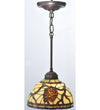 Meyda Lighting 106290 8" Wide Pinecone Mini Pendant