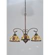 Meyda Lighting 106291 28"W Pinecone Dome 3 LT Chandelier