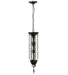 Meyda Lighting 106604 20"W Mahogany Bronze 4 LT Inverted Pendant Hardware