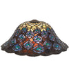 Meyda Lighting 10674 16"W Tiffany Peacock Feather Lamp Shade