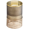 Cyan Design 10699 Iron/Glass Lucid Silk Candleholder