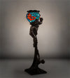 Meyda Lighting 10708 35" High Lovers' Trangle W/Tiffany Goldfish Table Lamp