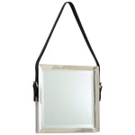 Cyan Design 10714 Iron/Mirrored Glass/Leather Square Venster Mirror