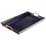 Cyan Design 10718 Iron/Wood/Leather McQueen Tray
