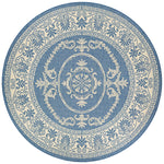 Couristan Recife Antique Medallion 8'6" X 8'6" Round Indoor/Outdoor  Transitional Rug