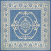 Couristan Recife Antique Medallion 7'6" X 7'6" Square Indoor/Outdoor  Transitional Rug
