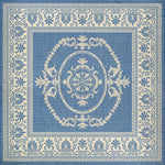 Couristan Recife Antique Medallion 7'6" X 7'6" Square Indoor/Outdoor  Transitional Rug