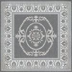 Couristan Recife Antique Medallion 8'6" X 8'6" Square Indoor/Outdoor  Transitional Rug