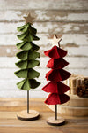 Kalalou CHB2240 Felt Christmas Trees Set of 2