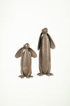 Kalalou CHE1353 Rustic Metal Floppy Ears Rabbits Set of 2