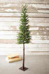 Kalalou CYF1295 Artificial Pine Christmas Tree With Iron Base - 37 In T