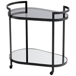 Cyan Design 10837 Iron/Wood/Glass Cosmo Bar Cart