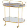 Cyan Design 10838 Iron/Wood/Glass Motif Bar Cart