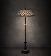 Meyda Lighting 108588 62" High Tiffany Fishscale Floor Lamp