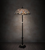 Meyda Lighting 108588 62" High Tiffany Fishscale Floor Lamp