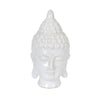 Sagebrook Home White Ceramic Buddha Head