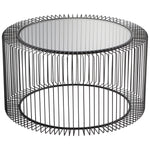 Cyan Design 10928 Iron/Glass Canasta Cofee Table