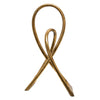 Sagebrook Home Gold Loop Ribbon Sculpture 17"
