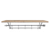 Sagebrook Home Wood Shelf W/ Silver Arrow Hooks