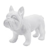 Sagebrook Home 16464 Ceramic, 12" Bulldog, White