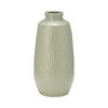 Sagebrook Home 16944-03 Ceramic, 12" Carved Vase, Cucumber