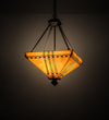 Meyda Lighting 112757 17" Square Prairie Corn Inverted Pendant