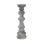 Sagebrook Home Gray Cement Candle Holder 28``