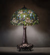 Meyda Lighting 115262 31" High Trillium & Violet Table Lamp