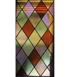 Meyda Lighting 115530 11.25"W X 41.5"H Tudor Stained Glass Window Panel