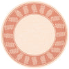 Couristan Recife Tropics 7'6" X 7'6" Round Indoor/Outdoor  Transitional Rug
