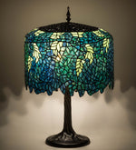 Meyda Lighting 118689 28" High Tiffany Wisteria Table Lamp