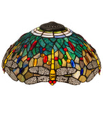 Meyda Lighting 119649 16"W Tiffany Hanginghead Dragonfly Lamp Shade
