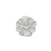 Sagebrook Home White/Gold Wall Flower 10``