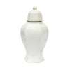 Sagebrook Home Ec, 6-Sided White Temple Jar 15``