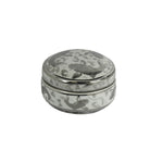 Sagebrook Home White/Silver Ceramic Koi Box