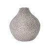 Sagebrook Home Ec Silver Spiked Ceramic Vase 10`` Rf