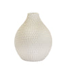 Sagebrook Home Ec White Spiked Ceramic Vase 12``