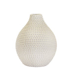 Sagebrook Home Ec White Spiked Ceramic Vase 12``