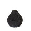 Sagebrook Home 12068-18 8" Ec, Gloss Black Spiked Ceramic Vase
