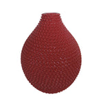 Sagebrook Home 12068-28 12" Ec, Red Spiked Ceramic Vase